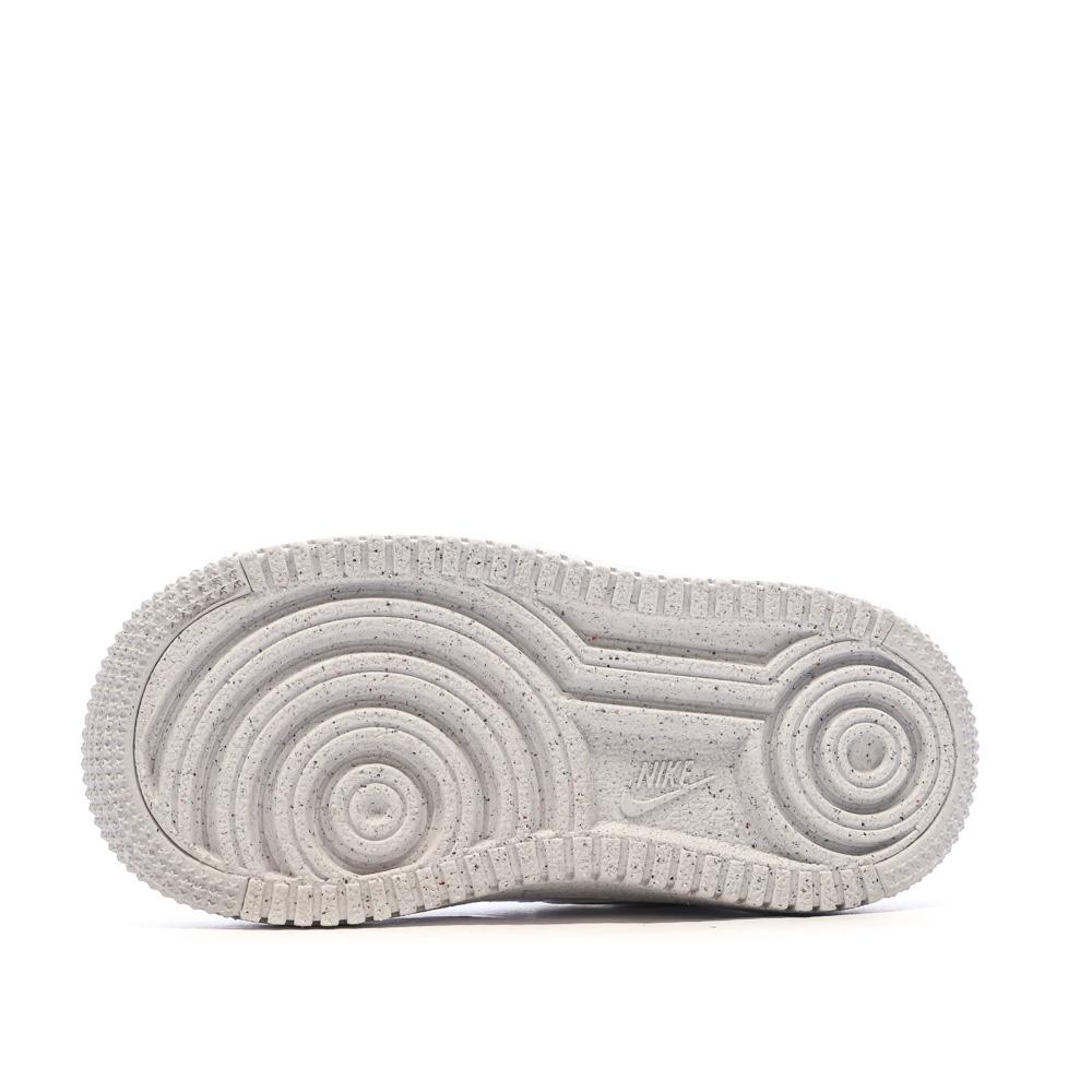 Baskets Blanches Garçon Nike Force 1 Crater vue 5