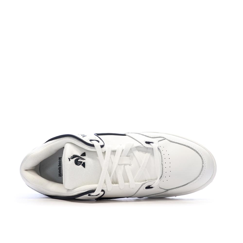 Baskets Blanches/Marine Homme Le Coq Sportif T1000 vue 4