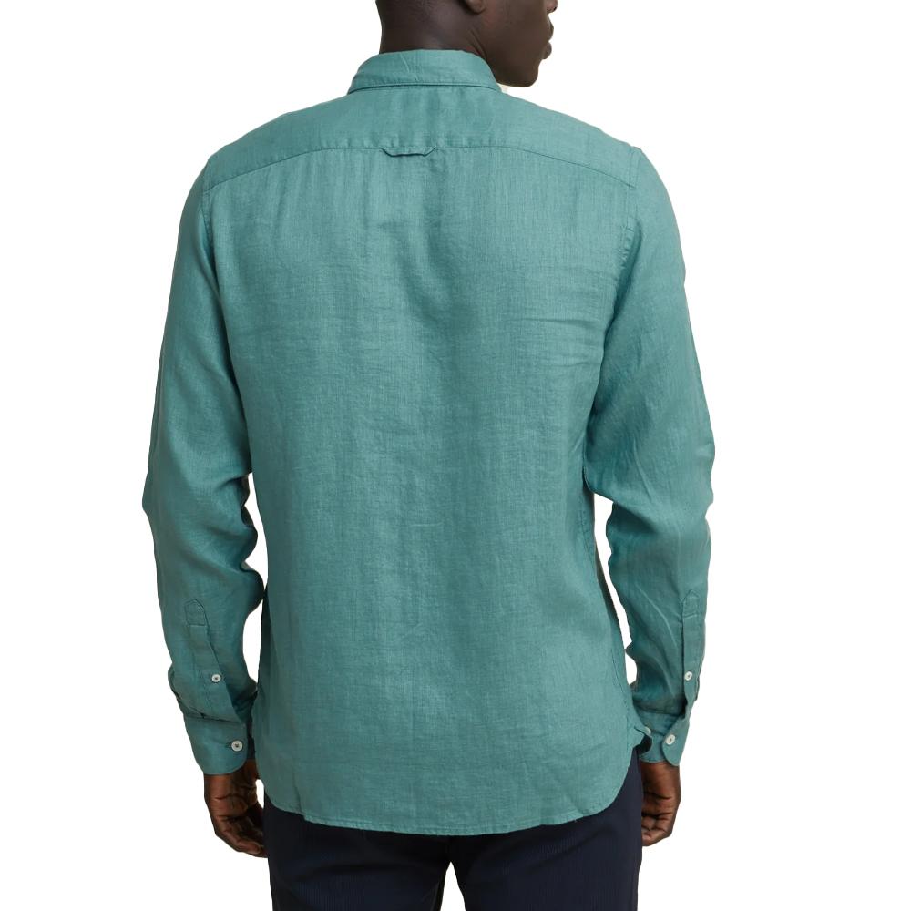 Chemise Bleu Homme Timberland Linen vue 2