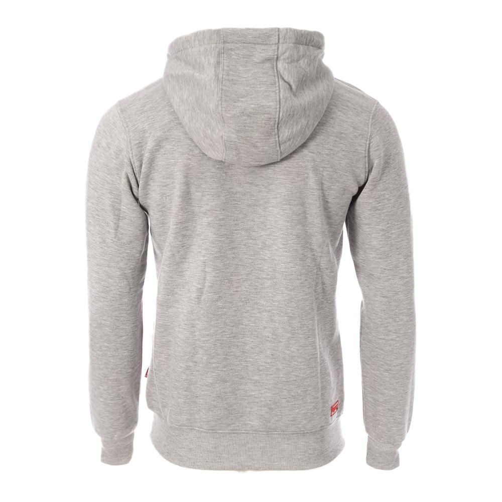 Sweat à Capuche Gris Homme Supreme Grip Simo vue 2