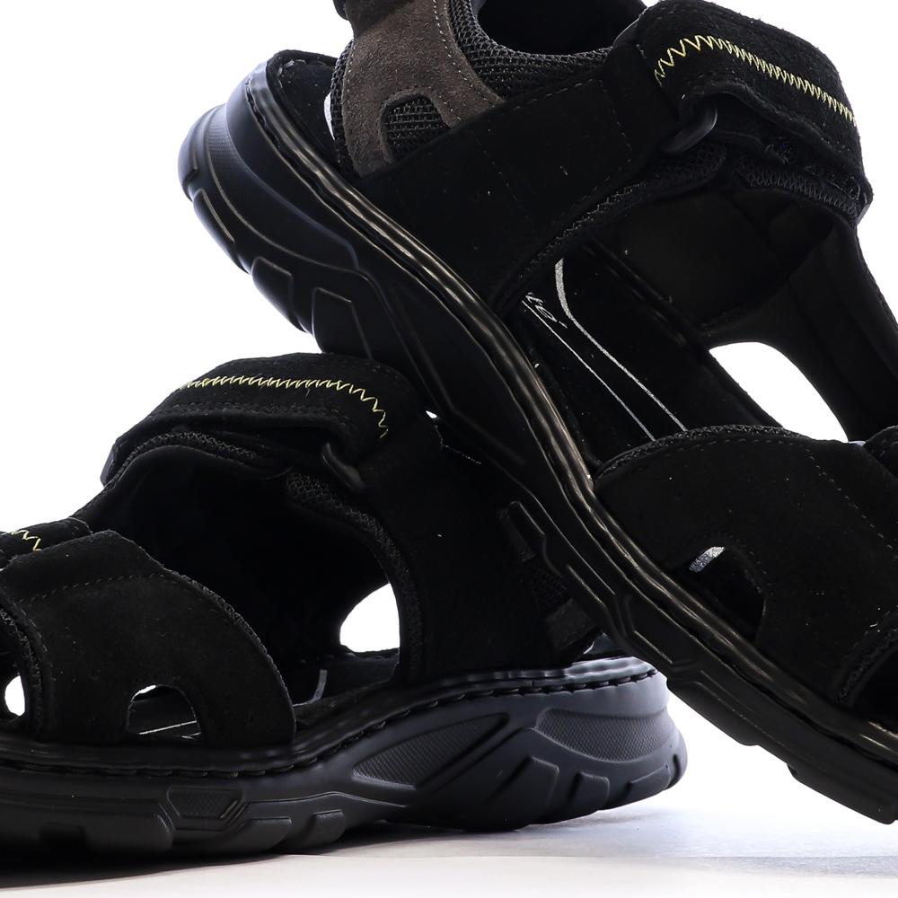 Schwarze Herrensandalen TBS Jaimmye Ansicht 7