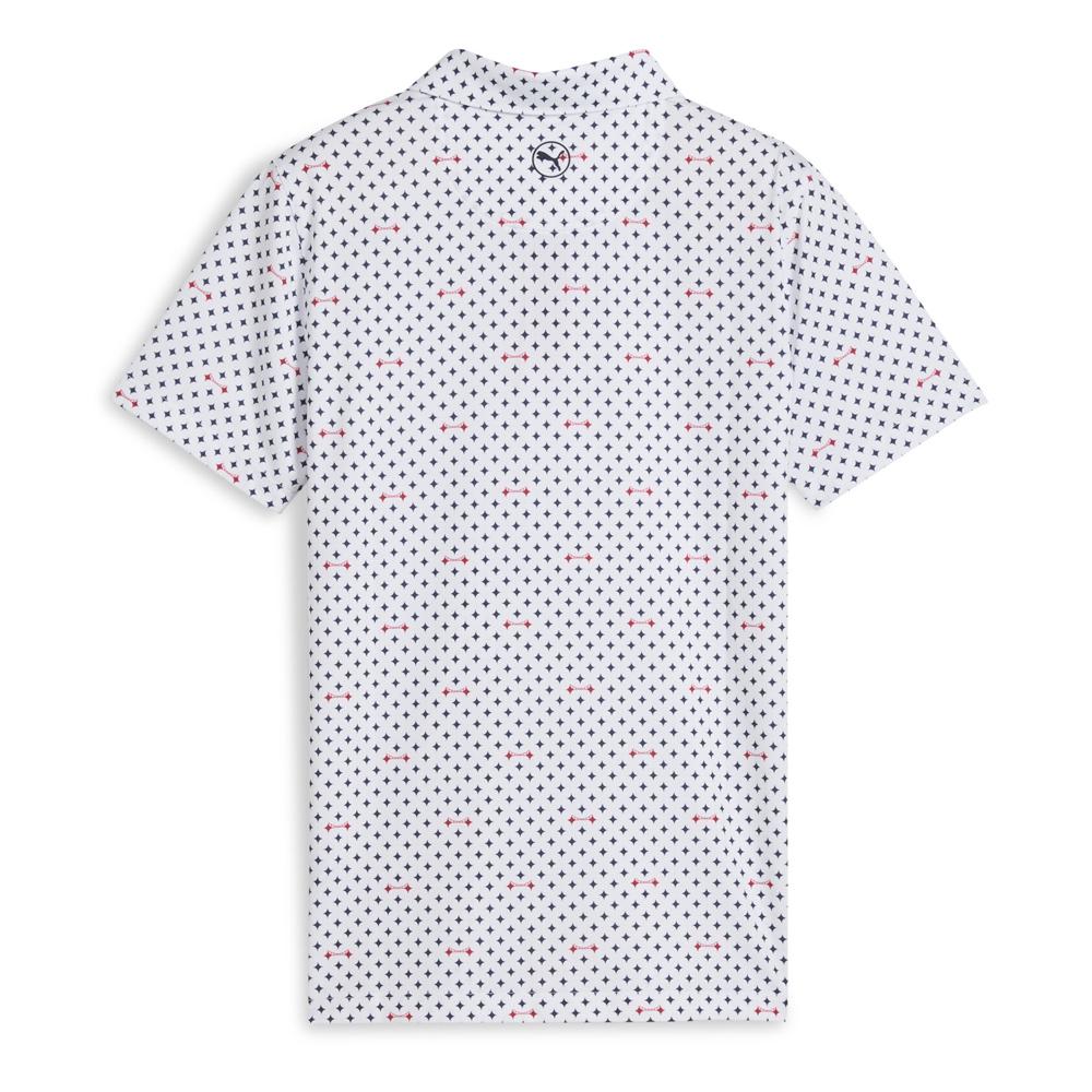 Polo de Golf Blanc Garçon Puma Boys Mattr Burgh vue 2