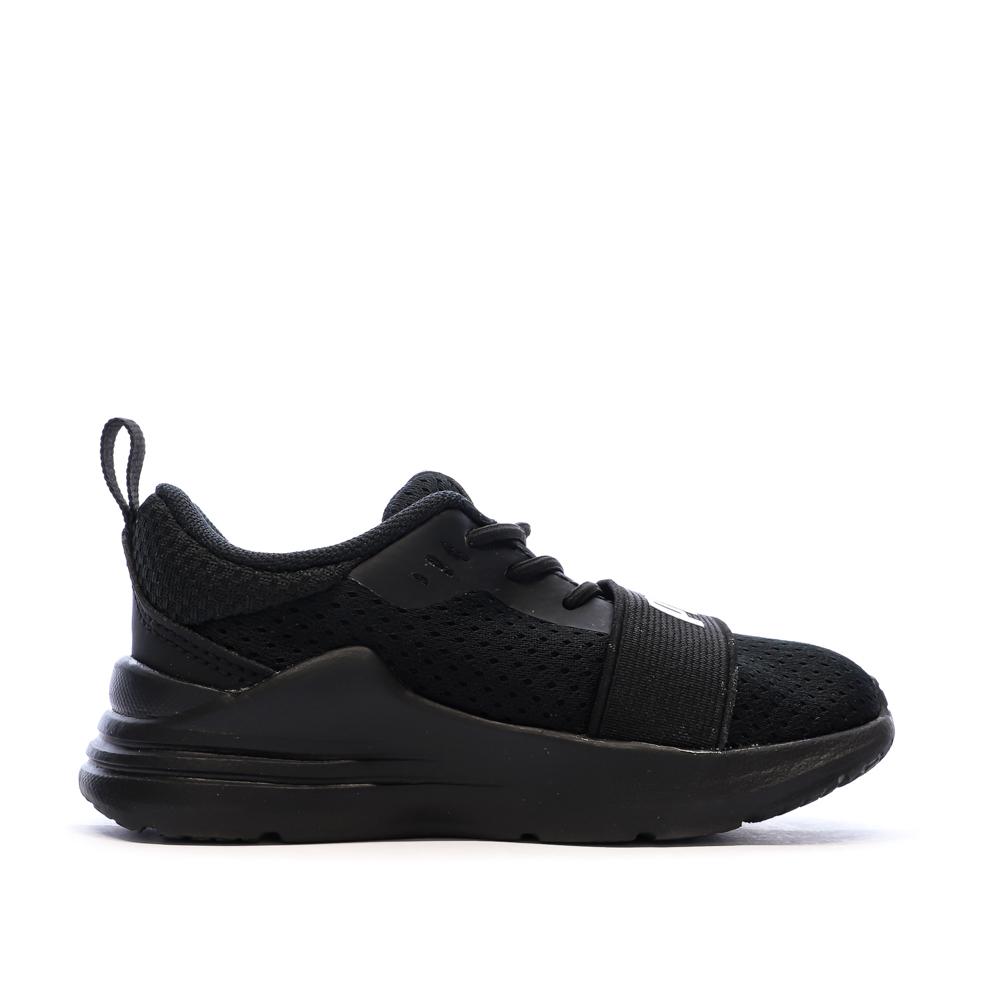 Baskets Noir Garçon Puma Puma Wired Run vue 2
