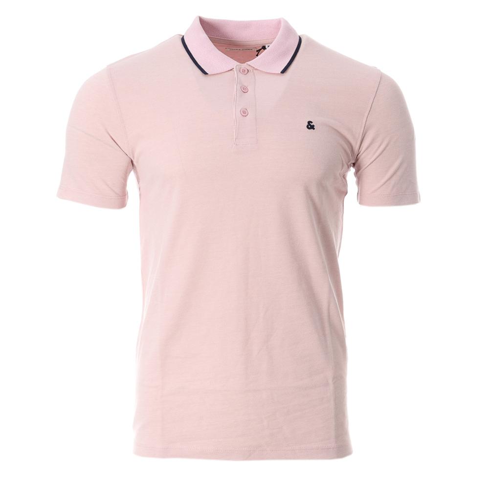 Polo Rose Homme Jack & Jones Paulos Play pas cher