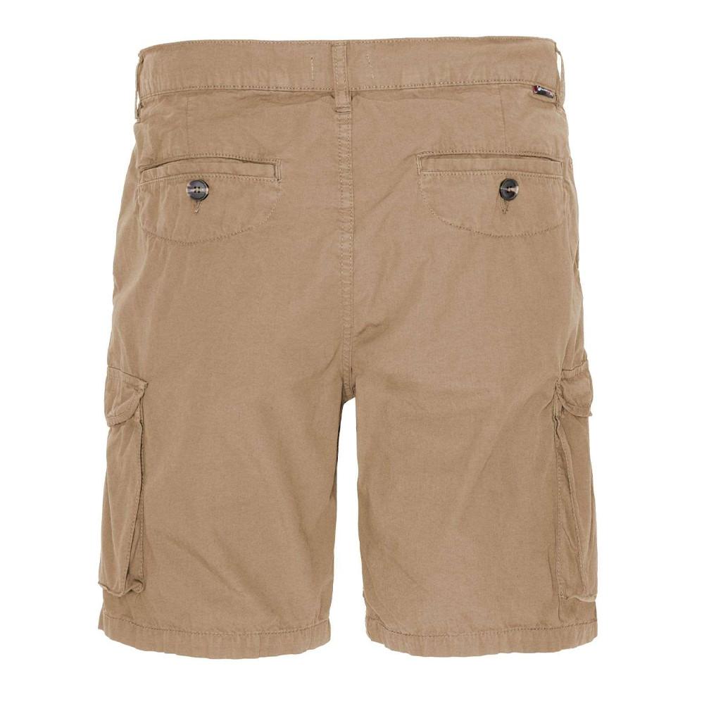 Short Beige Homme Schott Combat Canvas vue 2