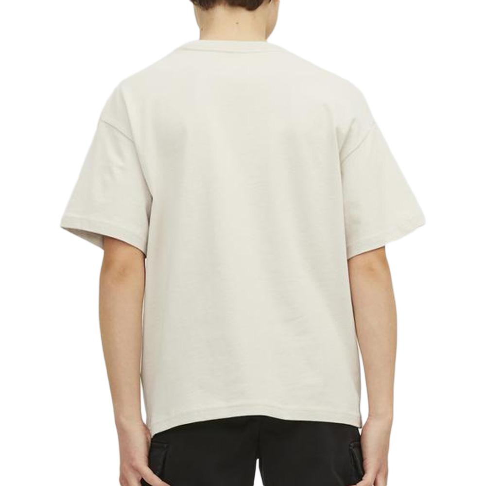 T-shirt Beige Garçon Jack & Jones Vesterbro 12242827 vue 2