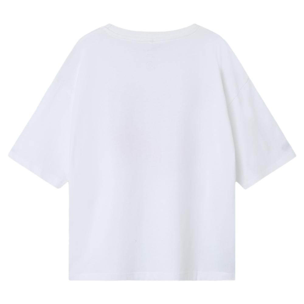 T-shirt Blanc/Rouge Fille Name it Tafina vue 2