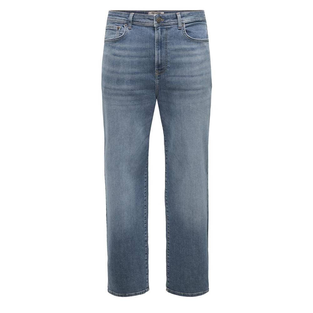Jean Droit Bleu Only & Sons Fade pas cher