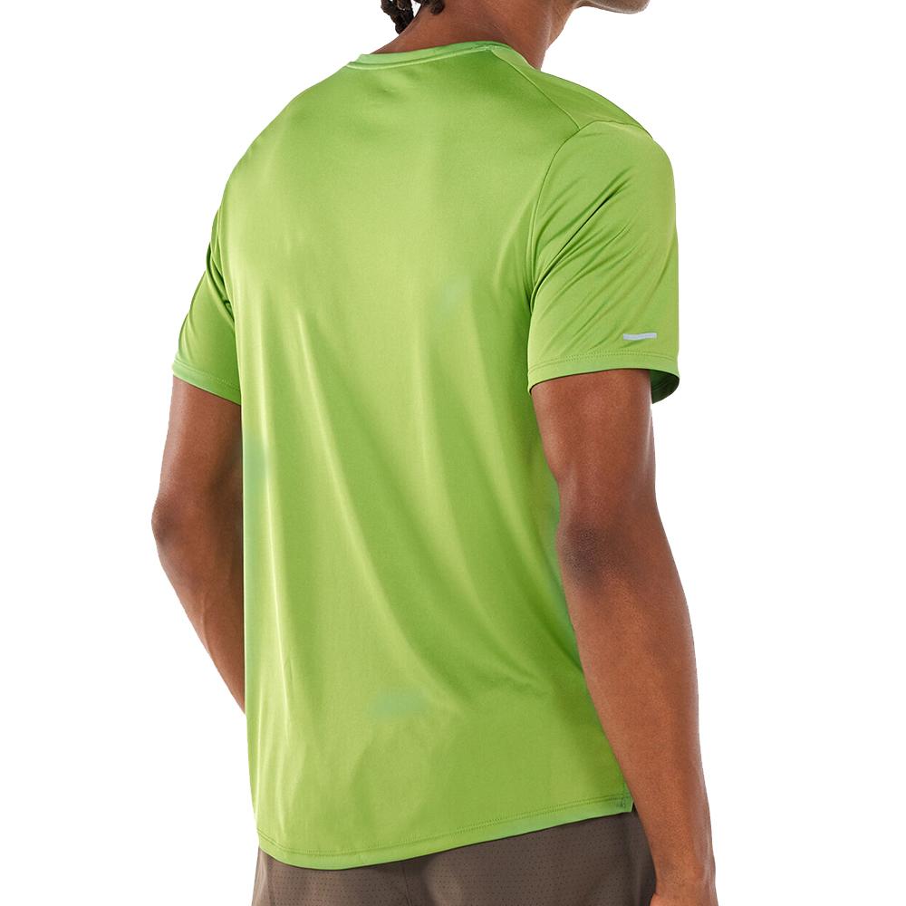 T-shirt Vert Homme Nike Miler vue 2