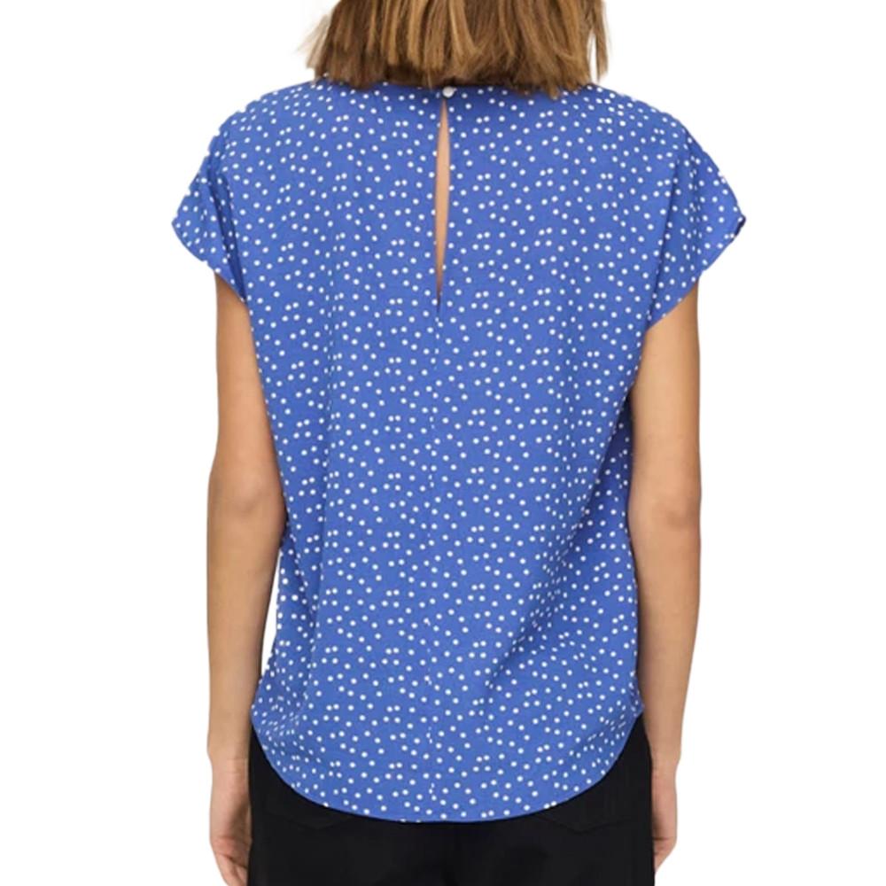 Blouse Bleu à pois Femme JDY Piper vue 2