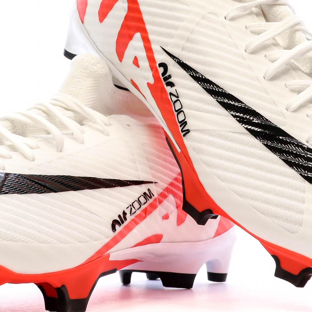 Chaussures de Foot Blanc/Rouge Homme Nike Zoom Superfly 9 Academy FG/MG vue 7