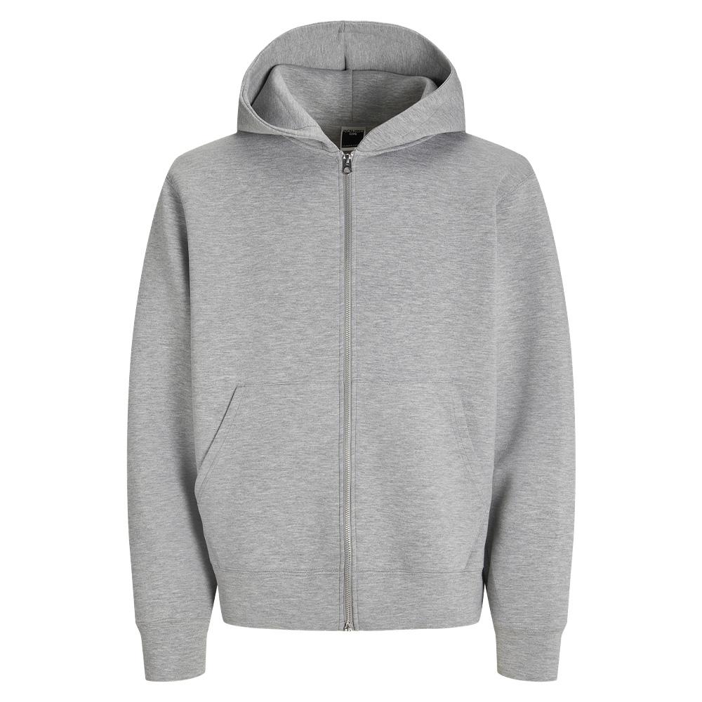 Sweat Zippé Gris Homme Jack & Jones Cover Scuba vue 3