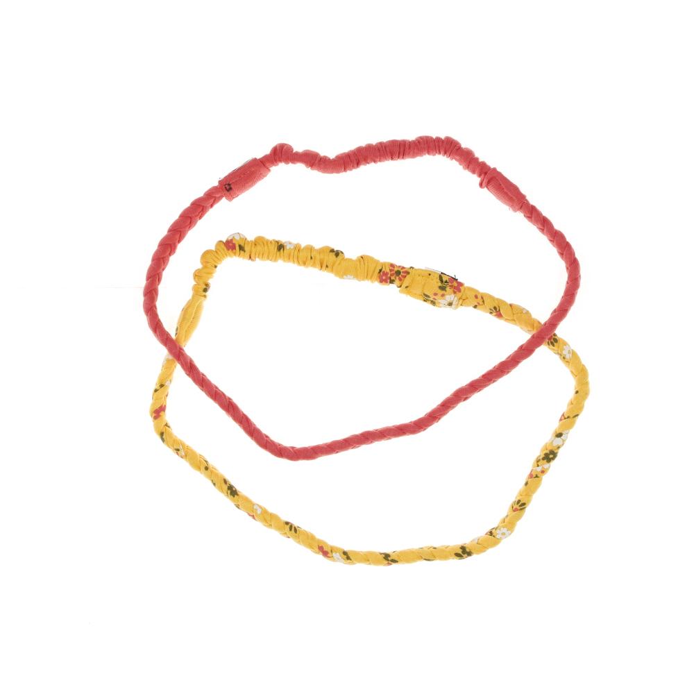 Bandeau Rose/Jaune EOM Fille Etressa Mimosa vue 2