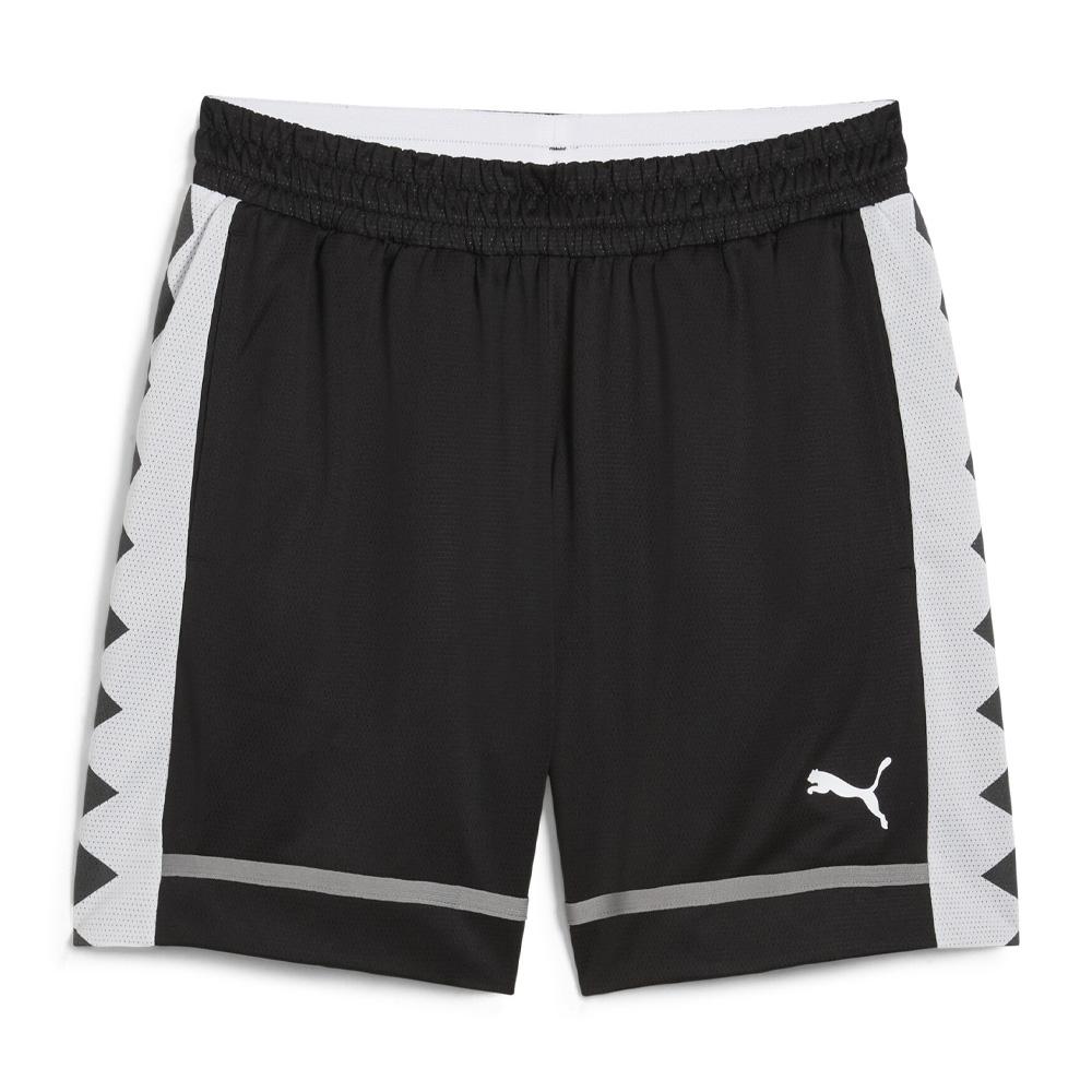 Short de Basketball Noir Homme Puma The All Jaws 6.5 pas cher