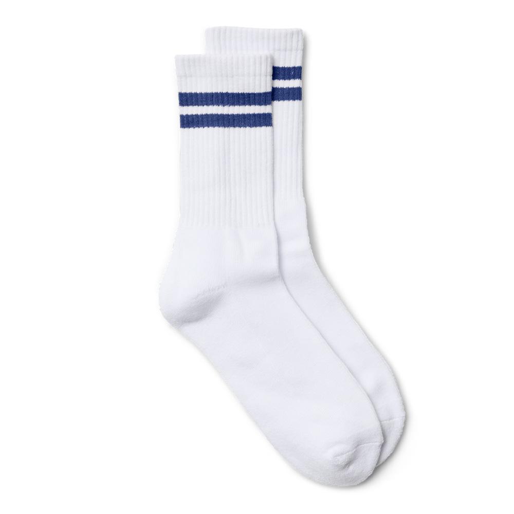 X1 Paire de Chaussettes Blanc/Bleu Vero Moda Stripe Sporty pas cher