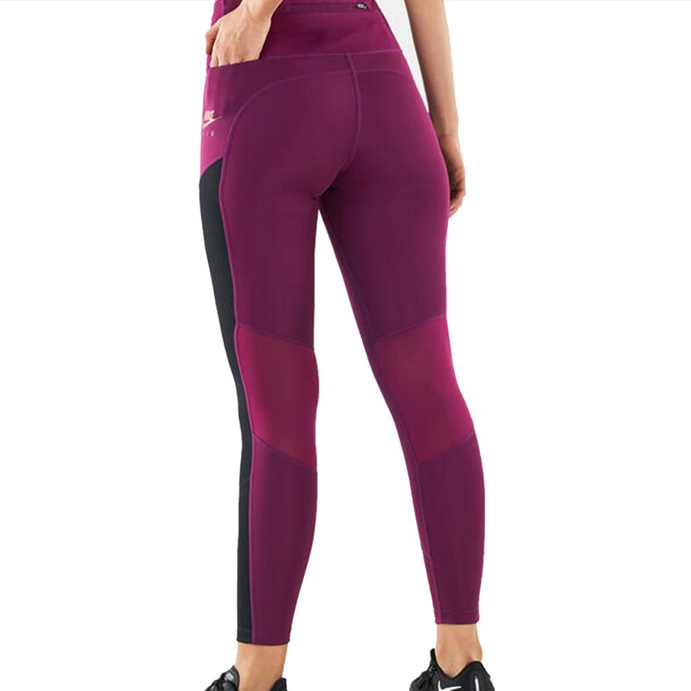 Legging Violet Femme Nike Tight vue 2