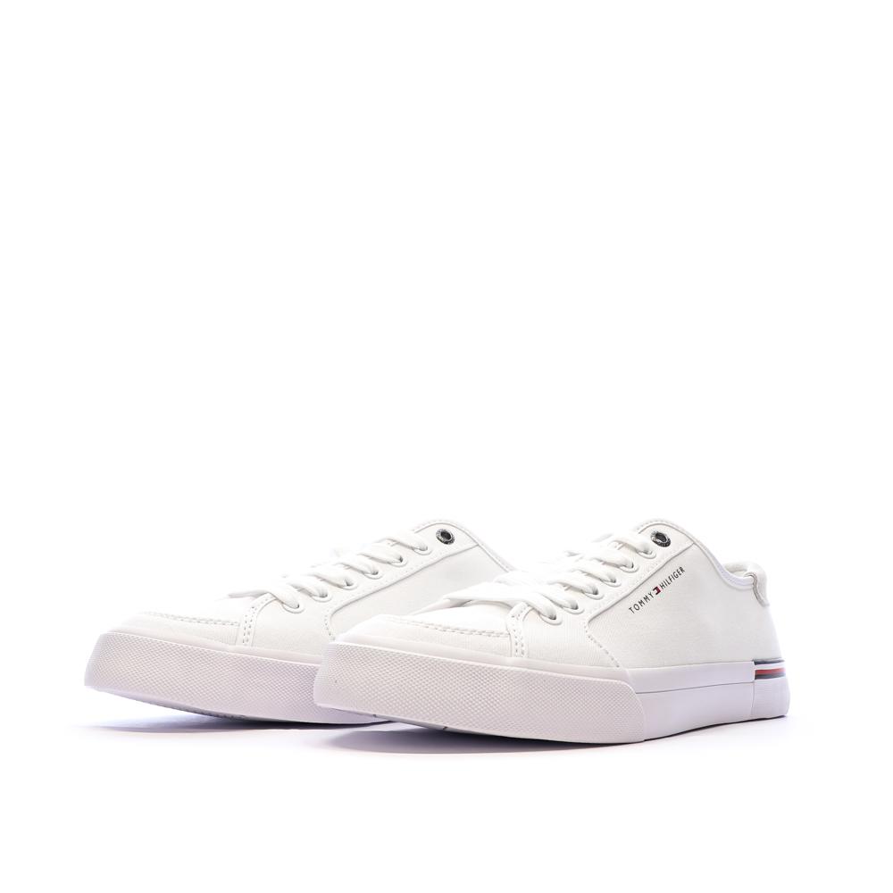 Baskets Blanches Homme Tommy Hilfiger Core Corporate Vulc vue 6