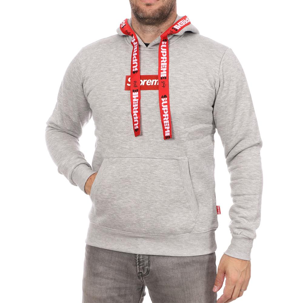 Sweat Gris Homme Supreme Grip Andrea pas cher