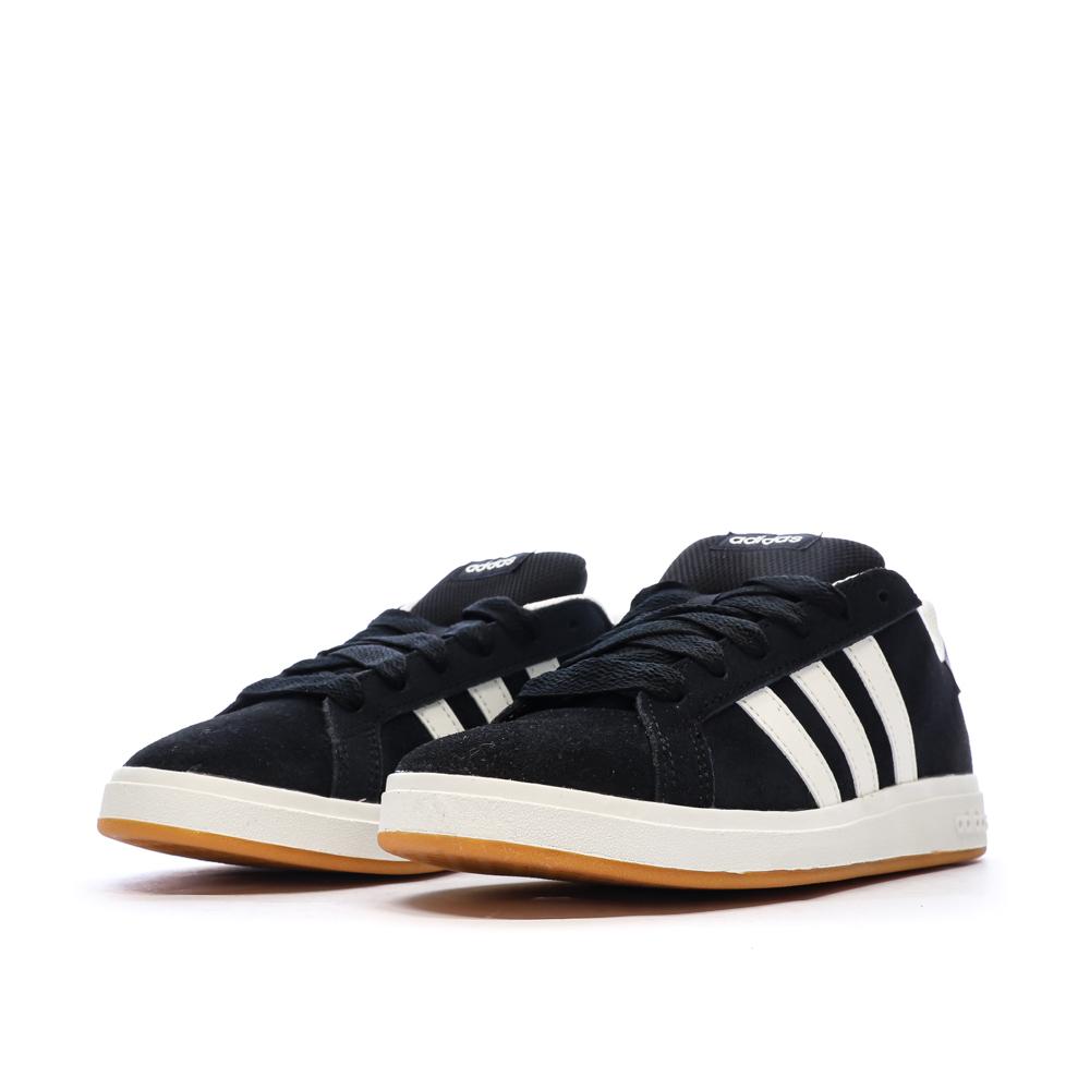 Baskets Noires Garçon/Fille Adidas Grand Court 00s vue 6
