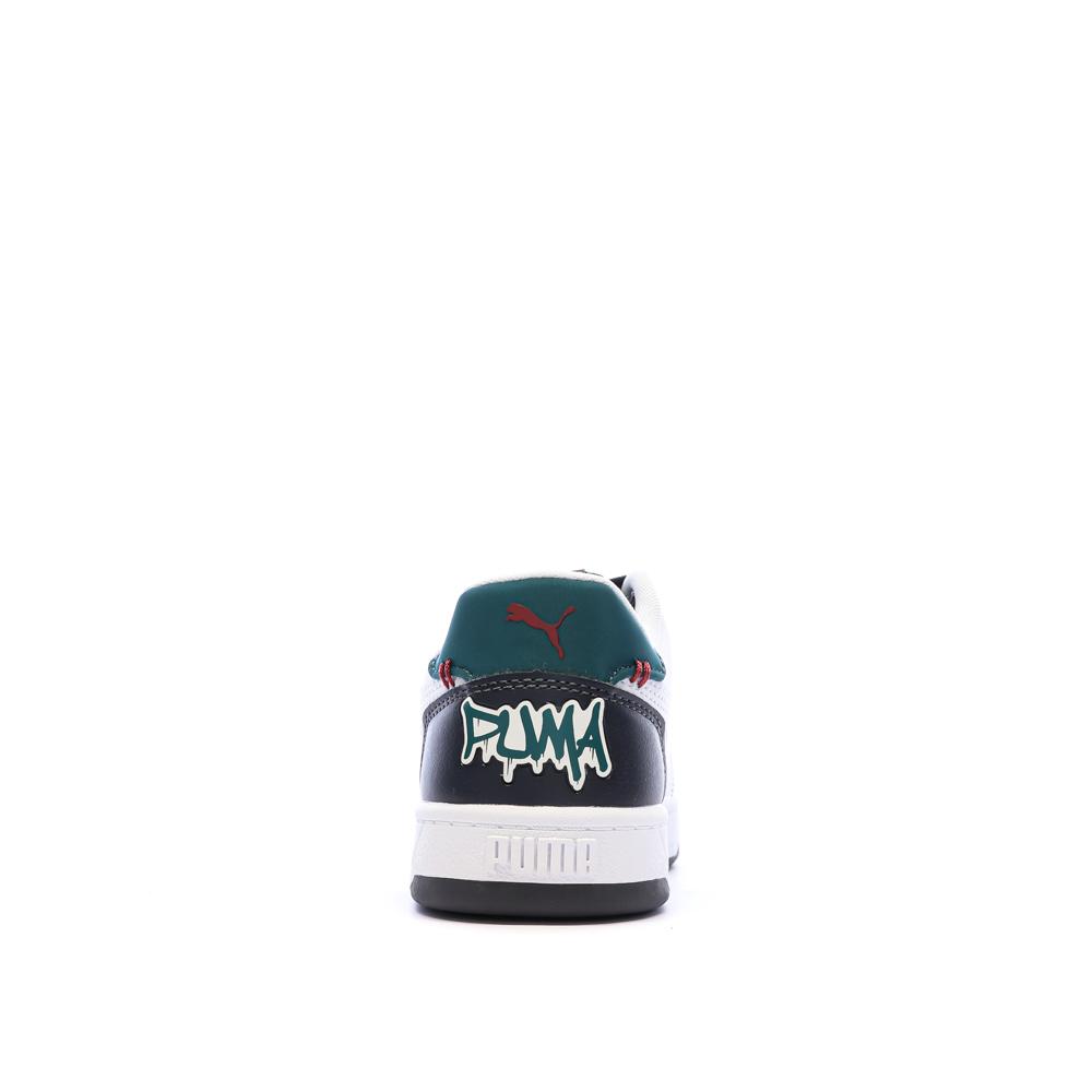 Baskets Gris/Blanc Junior Puma Caven 2.0 Mid 90s vue 3