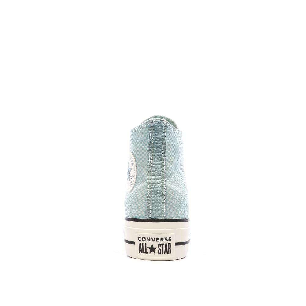 Baskets Turquoise Converse Femme Chuck Taylor All Star Lift Infinity vue 3