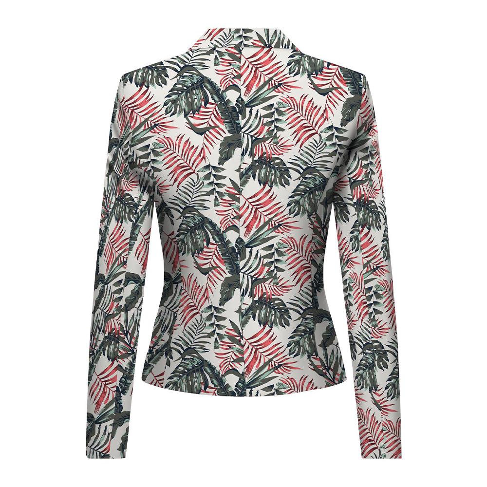 Blazer Écru/Kaki/Rouge Femme Only Tadia vue 2