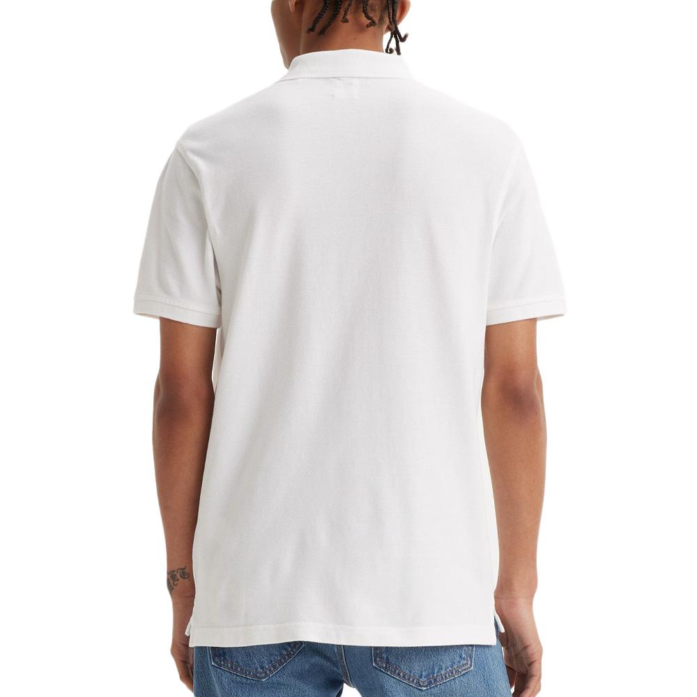 Polo Blanc Homme Levi's Blacks vue 2