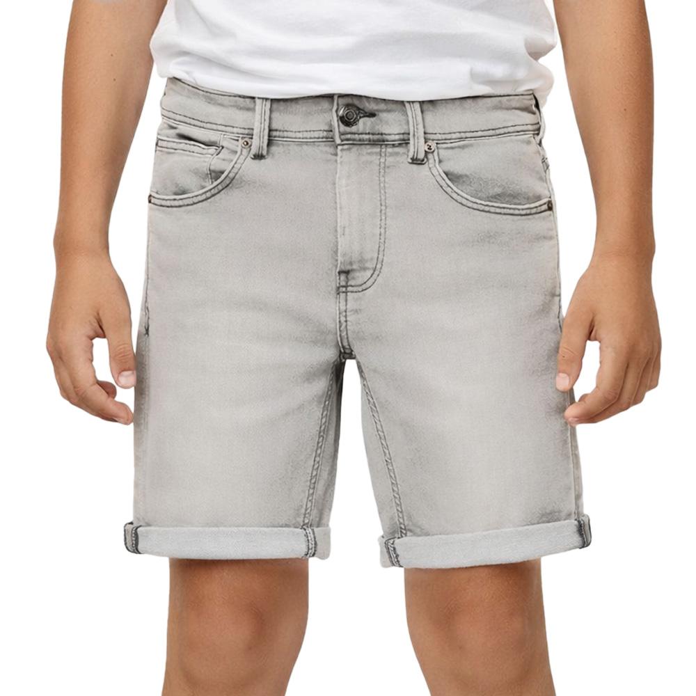 Short en Jean Gris Garçon Teddy Smith Scotty 3 pas cher