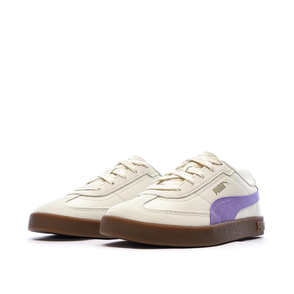 Baskets Beige Fille Puma Club Ii Era vue 6