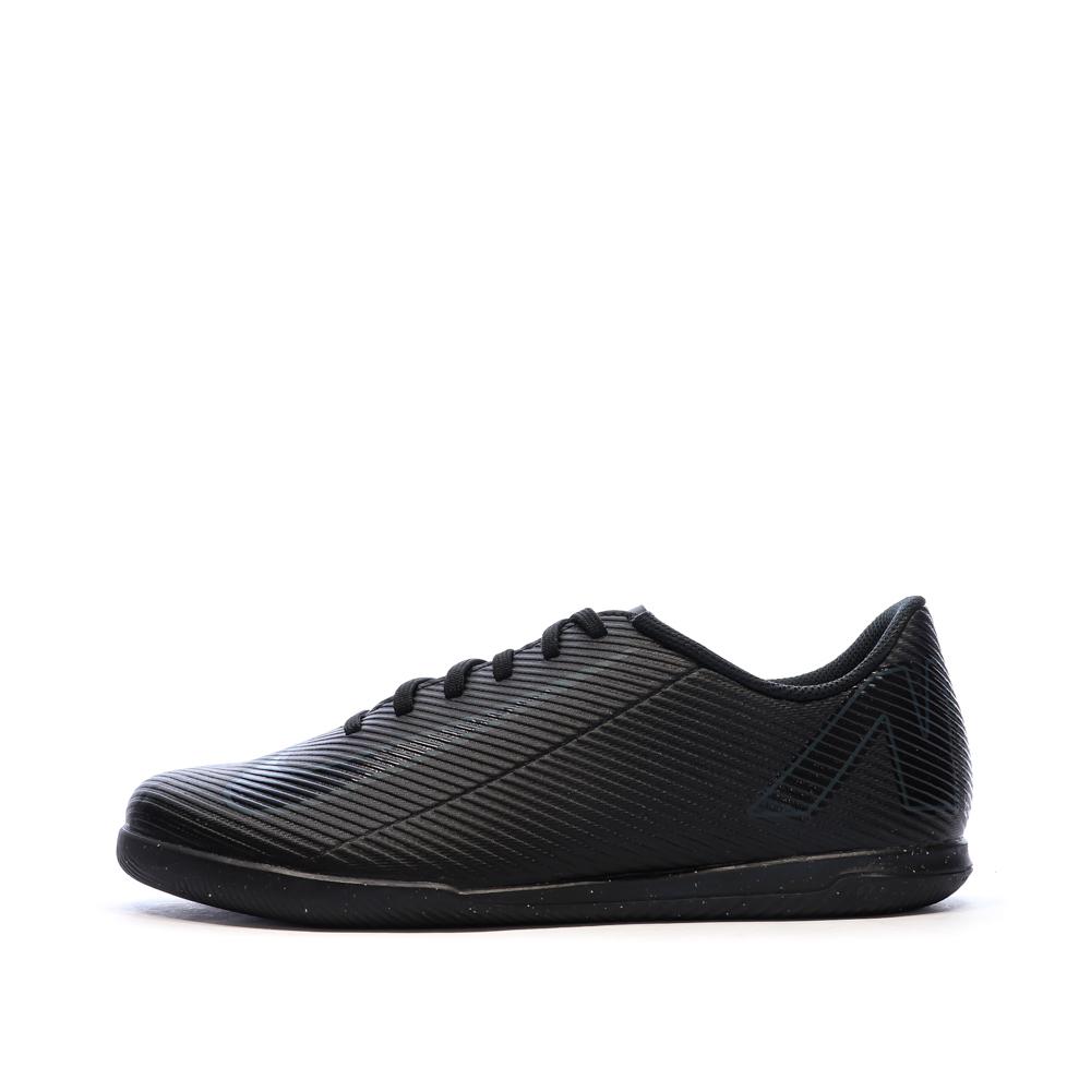 Chaussures de Foot Noires Junior Nike Jr Vapor 16 Club IC pas cher