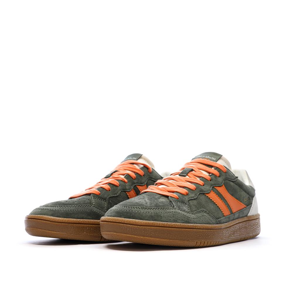 Baskets Kaki/Orange Homme Teddy Smith 120310 vue 6