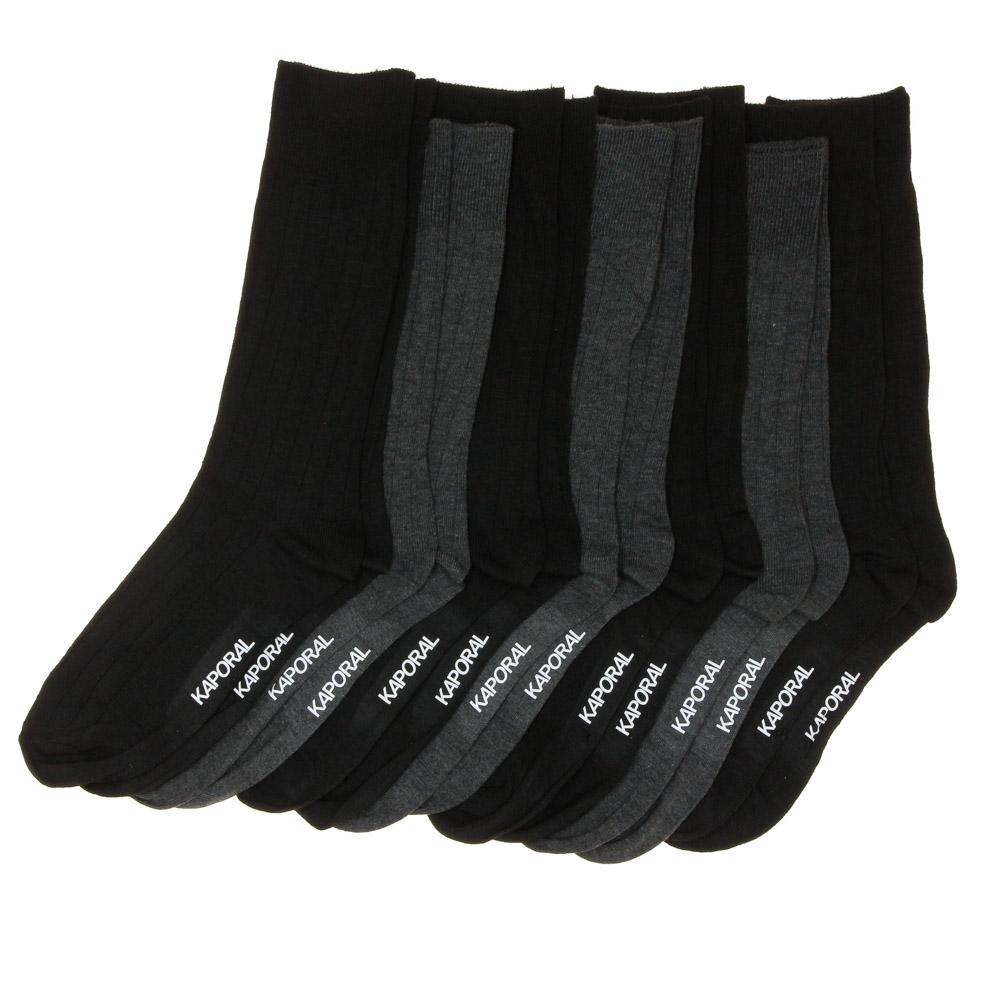 7x Paires de Chaussettes Grises Homme Kaporal FABRICIO pas cher