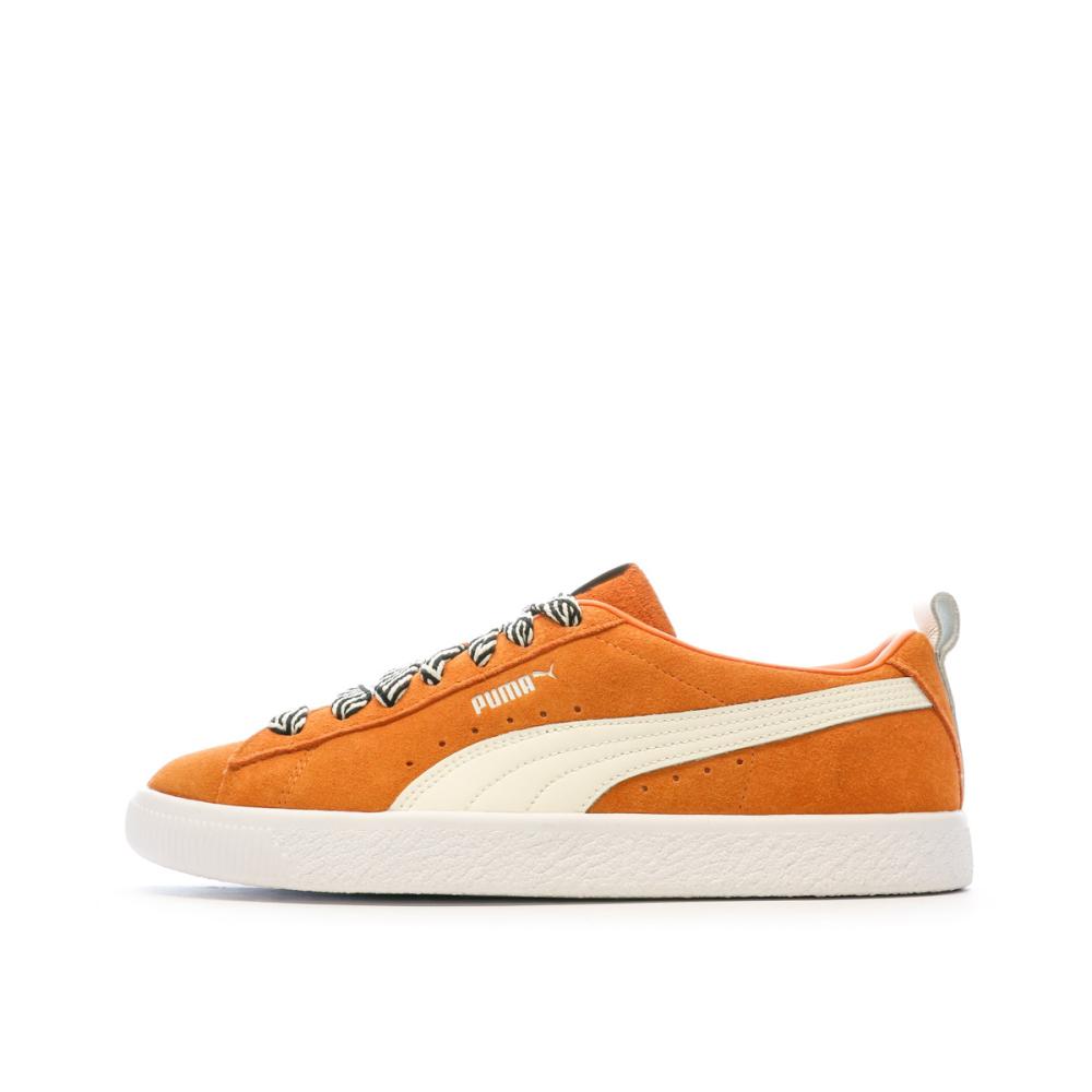 Baskets Orange Homme Puma Suede pas cher