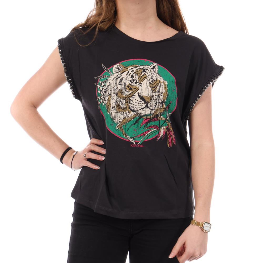 T-Shirt Schwarz Frau Kaporal JOJO günstig