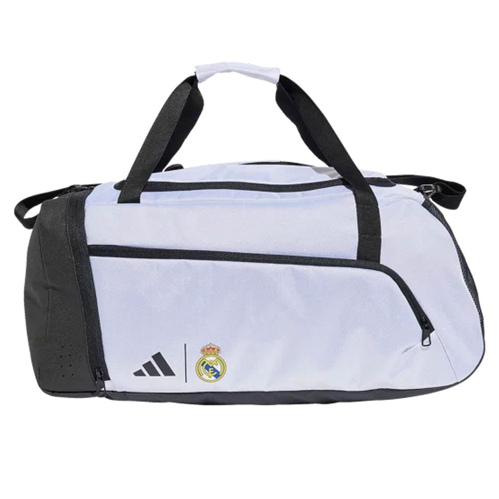 Real Madrid Sac de Foot Blanc Adidas Duffle pas cher