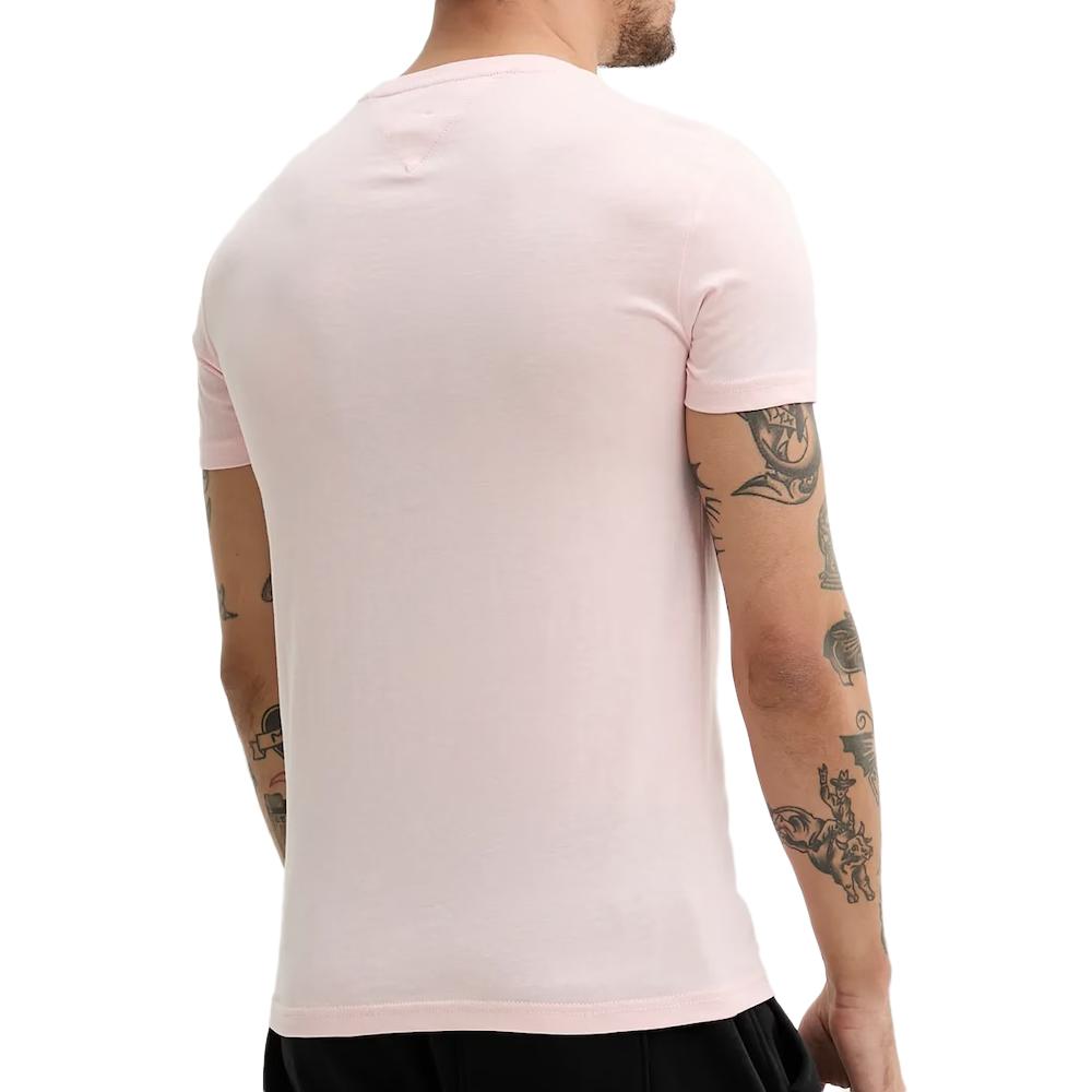 T-shirt Rose Homme Tommy Hilfiger Jaspe M12 vue 2