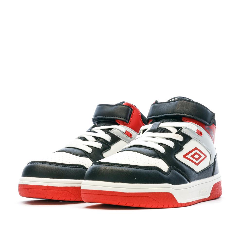 Baskets Rouges/Noires/Blanches Garçon Umbro Olly vue 6