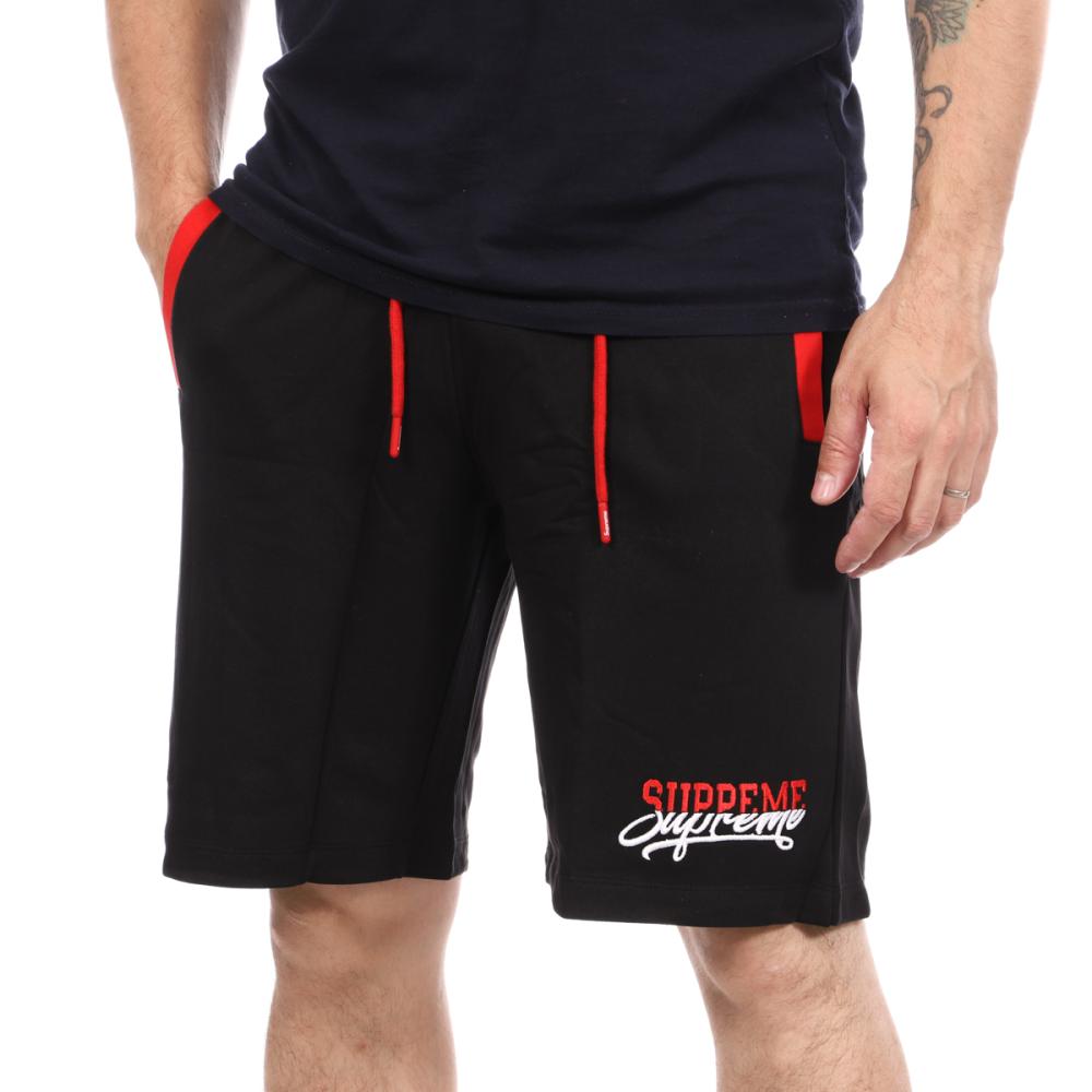 Short Jogging Noir Homme Supreme Grip Basit pas cher