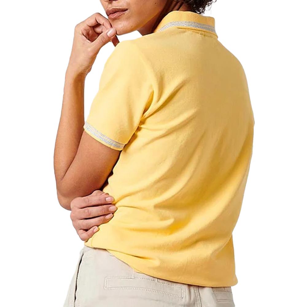 Women's yellow polo shirt Kaporal JULE Photo of the Espace des Marques %store% store - view of %key%
