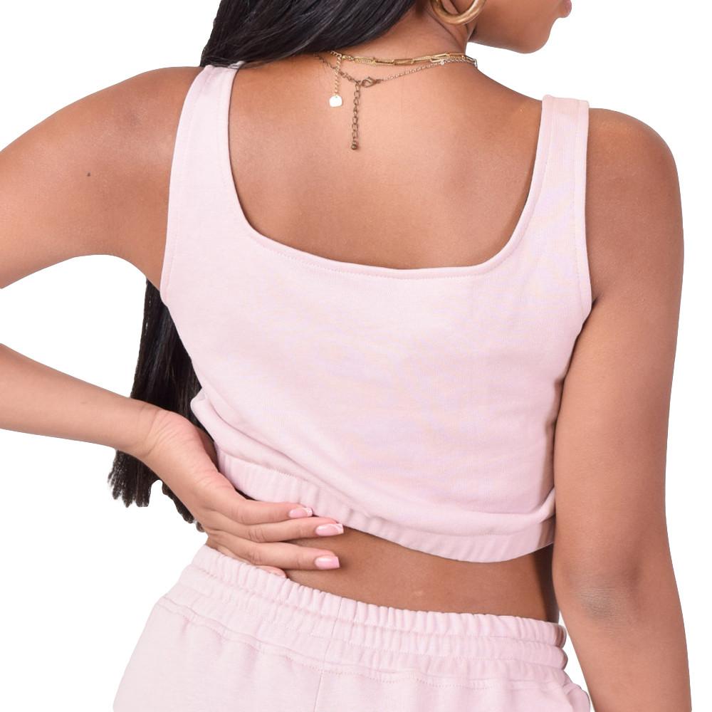 Top Court Rose Femme Project X Paris F211118 vue 2