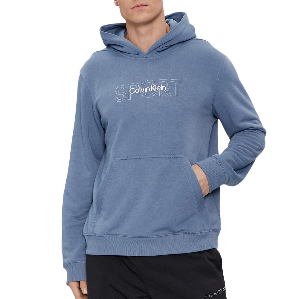 Sweat Bleu Homme Calvin Klein Jeans 00GMS4W339 pas cher