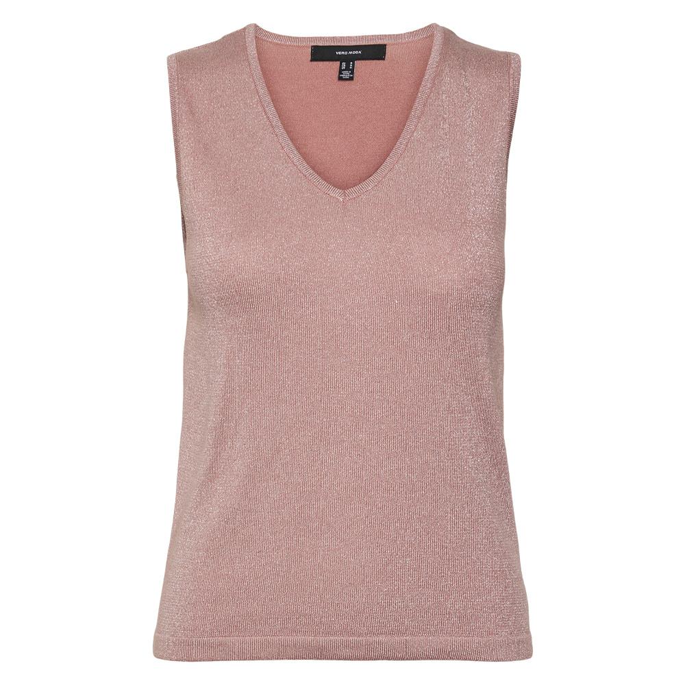 Débardeur Rose/Argenté Femme Vero Moda Mahogany vue 3