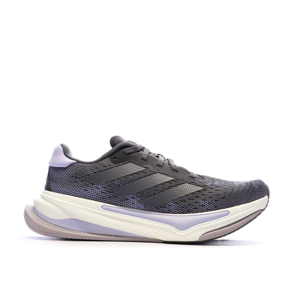 Chaussures de running Grises Adidas Femme Supernova vue 2