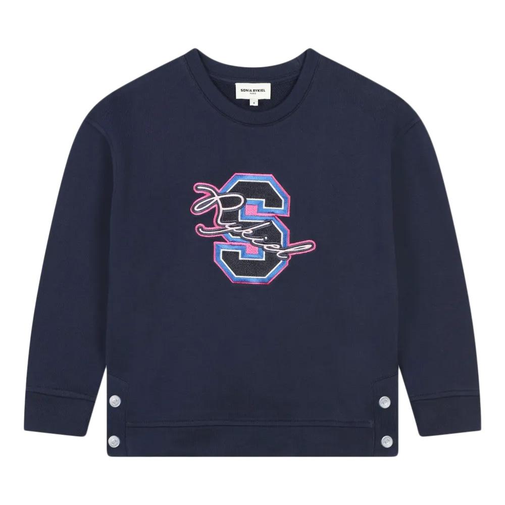 Sweat Bleu Fille Sonia Rykiel A00237 pas cher