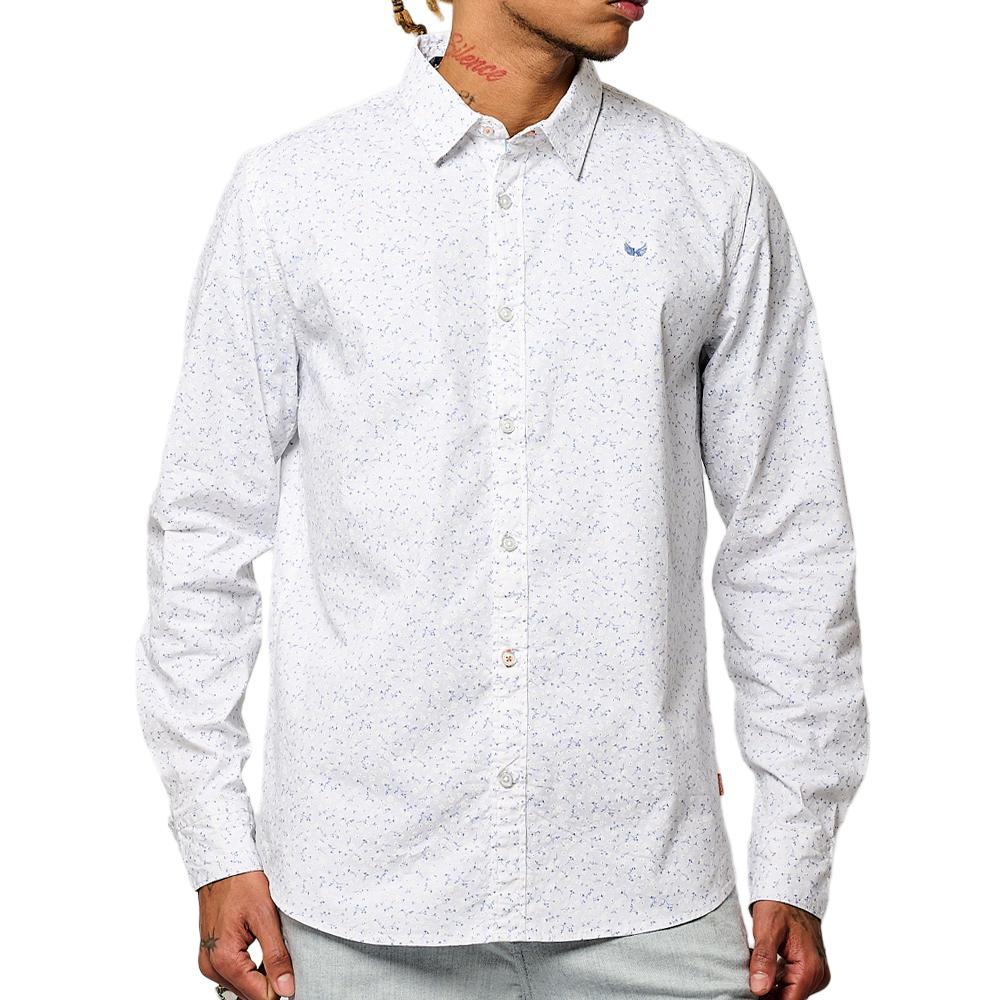 Chemise Fleurie Blanche Homme Kaporal BEVY pas cher