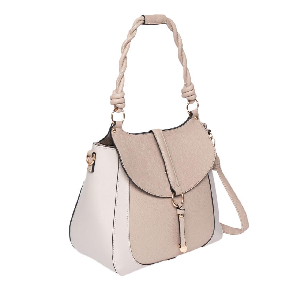 Sac Bandoulière Beige Femme Manoukian Nikky vue 3