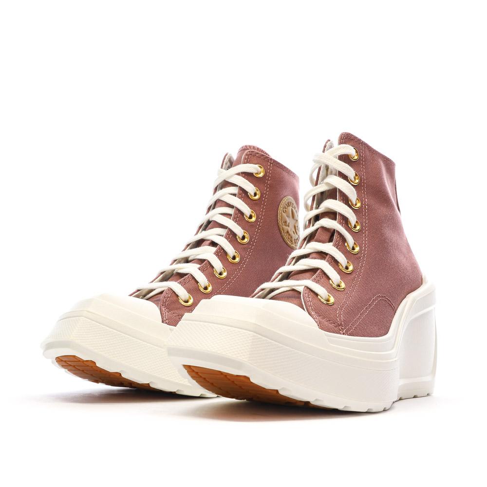 Baskets Rose Femme Converse Chuck 70 De Luxe Platform vue 6