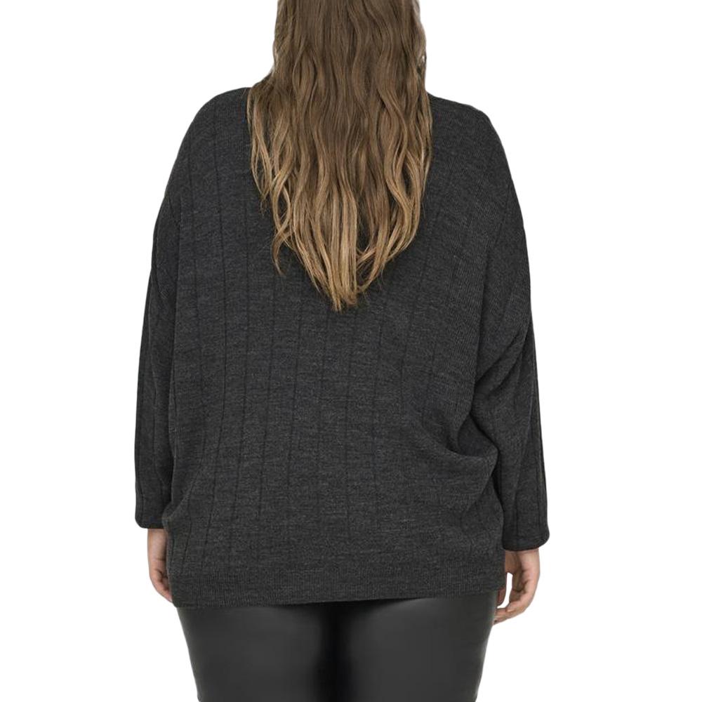 Pull Gris Femme Only Carmakoma Tess vue 2