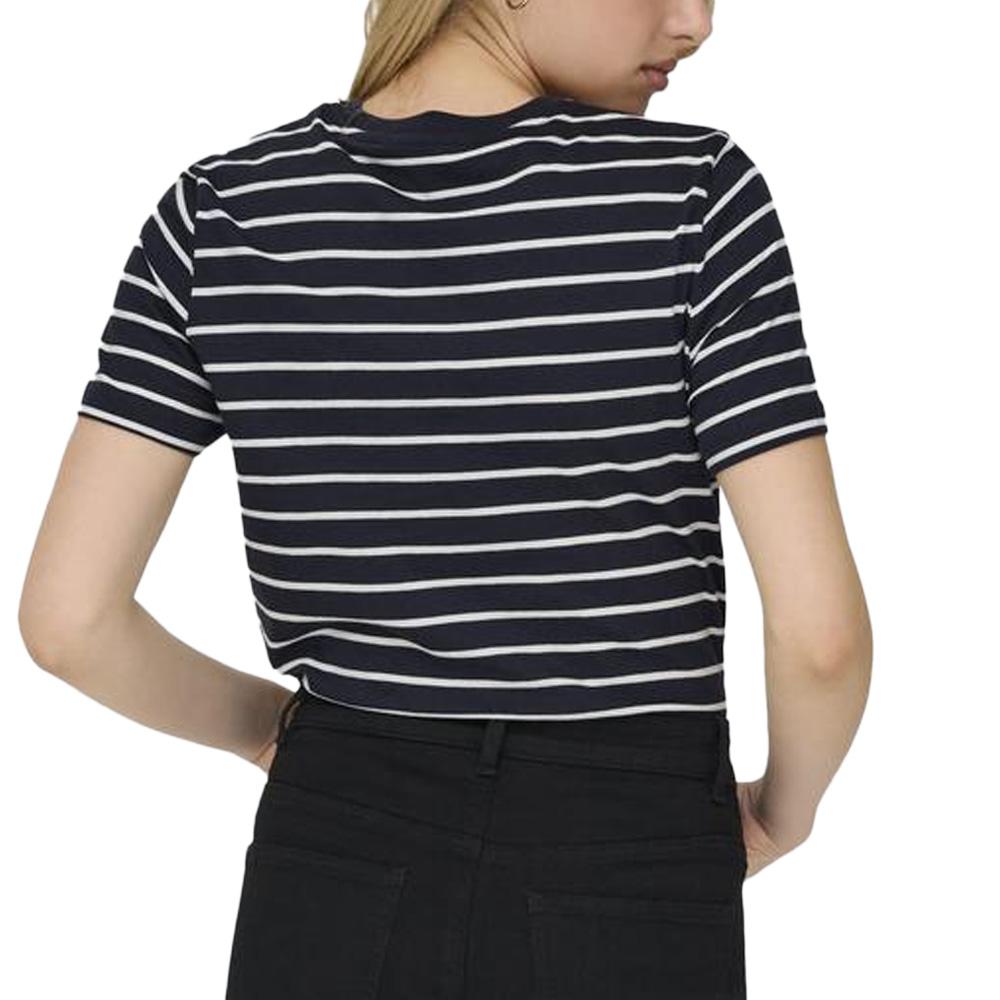T-Shirt Marine/Blanc Femme Only Liva vue 2