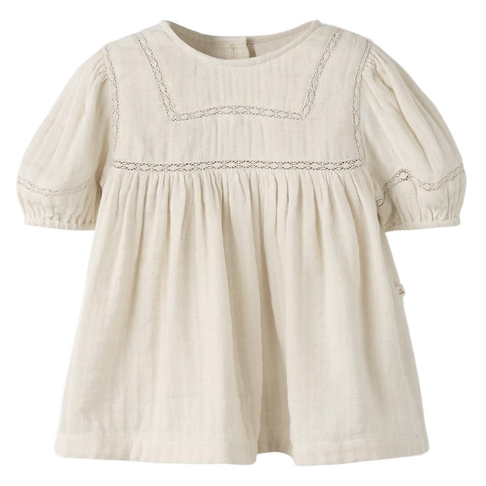 Blouse Beige Fille Lil' Atelier Kopan pas cher